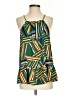 Cherish 100% Polyester Green Sleeveless Blouse Size S - photo 1