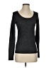 Ann Taylor Gray Long Sleeve Top Size S - photo 1