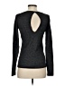 Ann Taylor Gray Long Sleeve Top Size S - photo 2