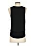 Ann Taylor LOFT 100% Polyester Black Sleeveless Top Size S - photo 2