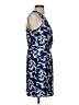 Greylin 100% Silk Print Blue Cocktail Dress Size XS - photo 4