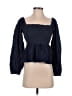 J.Crew 100% Cotton Blue 3/4 Sleeve Blouse Size S - photo 1