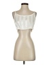Unbranded 100% Polyester Ivory Sleeveless Top Size S - photo 1
