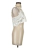 Unbranded 100% Polyester Ivory Sleeveless Top Size S - photo 4