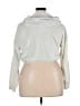 Hippie Rose 100% Polyester Silver Ivory Zip Up Hoodie Size XL - photo 2