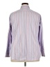 Lands' End 100% Baumwolle Stripes Blue Long Sleeve Button-Down Shirt Size 20W - photo 2