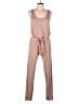 Lezat Solid Brown Jumpsuit Size L - photo 1