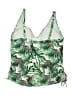 Liquid Tropical Green Swimsuit Top Size 1X - photo 2
