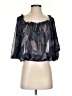 Love 21 100% Polyester Blue 3/4 Sleeve Blouse Size XS - photo 1
