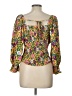 Assorted Brands Yellow 3/4 Sleeve Blouse Size L - photo 2