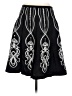 Worthington 100% Polyester Graphic Black Formal Skirt Size 4 - photo 2