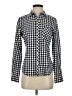 UNTUCKit 100% Cotton Checkered-gingham Ivory Long Sleeve Button-Down Shirt Size 2 - photo 1