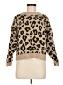 Mango Animal Print Tan Pullover Sweater Size M - photo 1