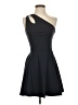 Aqua Solid Black Cocktail Dress Size S - photo 1