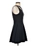 Aqua Solid Black Cocktail Dress Size S - photo 4
