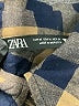 Zara 100% Baumwolle Plaid Brown Long Sleeve Button-Down Shirt Size M - photo 7