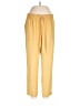 SOHO Apparel Ltd 100% Polyester Solid Yellow Casual Pants Size L - photo 1