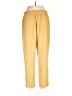 SOHO Apparel Ltd 100% Polyester Solid Yellow Casual Pants Size L - photo 2