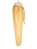 SOHO Apparel Ltd 100% Polyester Solid Yellow Casual Pants Size L - photo 4