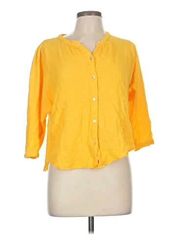 Honorine 3/4 Sleeve Button-Down Shirt (view 1)