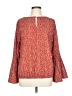 Coeur De Vague Red Long Sleeve Blouse Size L - photo 1