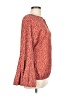 Coeur De Vague Red Long Sleeve Blouse Size L - photo 4