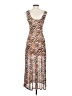 Louna Animal Print Brown Cocktail Dress Size S - photo 2