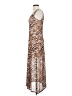 Louna Animal Print Brown Cocktail Dress Size S - photo 5