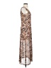 Louna Animal Print Brown Cocktail Dress Size S - photo 4
