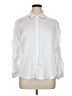 Ashley Stewart Polka Dots White Long Sleeve Blouse Size 14 - 16 Plus - photo 1