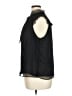 Ann Taylor 100% Polyester Black Sleeveless Blouse Size XL - photo 5