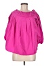 Trina Turk 100% Polyester Pink 3/4 Sleeve Blouse Size M - photo 1