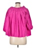 Trina Turk 100% Polyester Pink 3/4 Sleeve Blouse Size M - photo 2