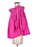 Trina Turk 100% Polyester Pink 3/4 Sleeve Blouse Size M - photo 5