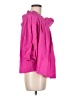 Trina Turk 100% Polyester Pink 3/4 Sleeve Blouse Size M - photo 4