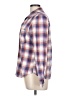 Forever 21 Plaid Blue Purple Long Sleeve Button-Down Shirt Size L - photo 5