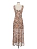 Louna Animal Print Brown Cocktail Dress Size S - photo 2