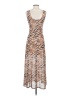 Louna Animal Print Tan Casual Dress Size S - photo 2
