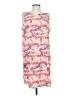 Halogen 100% Polyester Print White Casual Dress Size M - photo 1