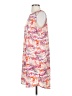 Halogen 100% Polyester Print White Casual Dress Size M - photo 5