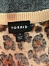 Torrid 100% Cotton Animal Print Brown Cardigan Size 1X Plus (1) - photo 7