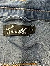 Thrill 100% Cotton Blue Denim Jacket Size S - photo 6