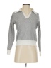 TRUTH BY REPUBLIC Chevron-herringbone Silver Pullover Sweater Size XS - photo 1