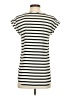Express Stripes Ivory Short Sleeve T-Shirt Size XS - photo 2