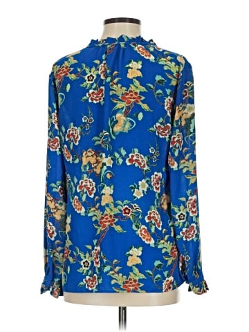 Rose + Olive Long Sleeve Blouse (view 2)