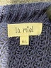 La Miel Blue Pullover Sweater Size Med - Lg - photo 4
