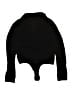 Moda International Black Long Sleeve Top Size L - photo 2