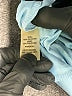 Calvin Klein 100% Polyester Chevron-herringbone Blue Cocktail Dress Size 14 - photo 8