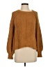 Madewell 100% Cotton Chevron-herringbone Brown Pullover Sweater Size S - photo 1