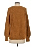 Madewell 100% Cotton Chevron-herringbone Brown Pullover Sweater Size S - photo 2